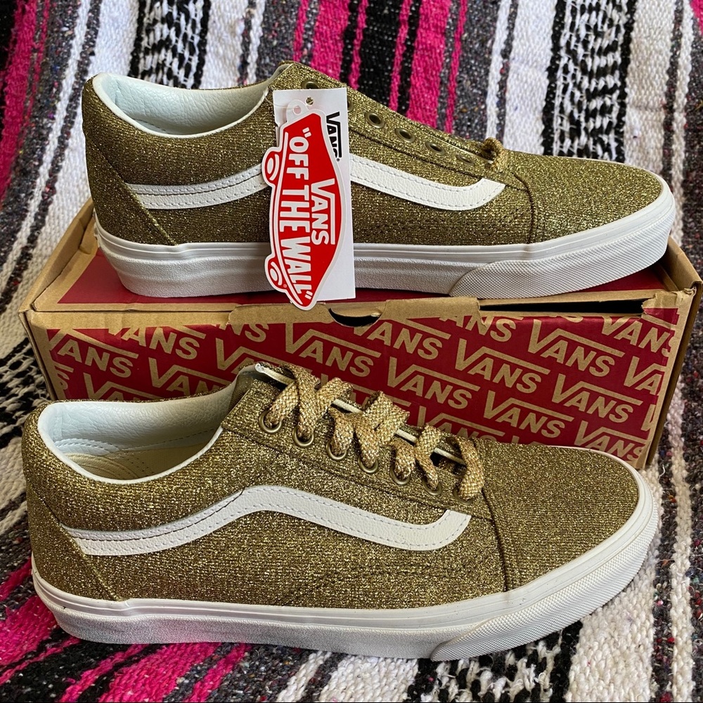 Vans Old Skool Lurex Glitter Gold True